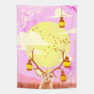 JACKALOPE SAINT Tapestry