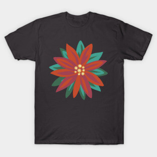 Folk Poinsettia T-Shirt