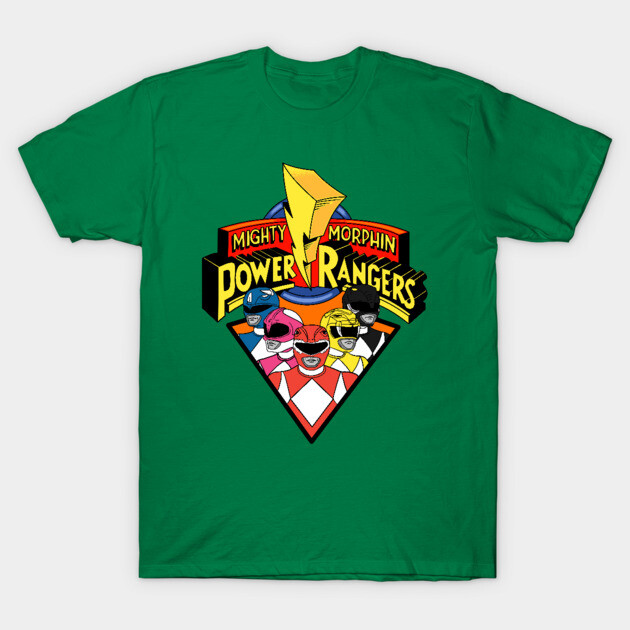 Mighty Morphin Power Rangers Power Rangers T-Shirt TeePublic