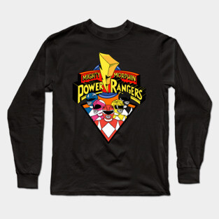 Mighty Morphin Power Rangers Long Sleeve T-Shirt