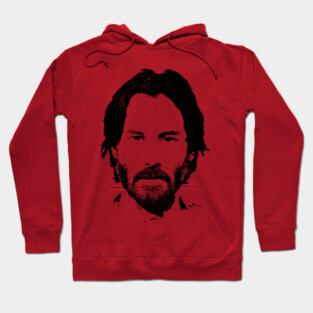 Keanu Reeves pop art portrait Hoodie
