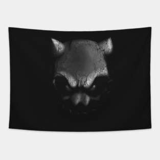 Reincarnation Demon Skull Tapestry