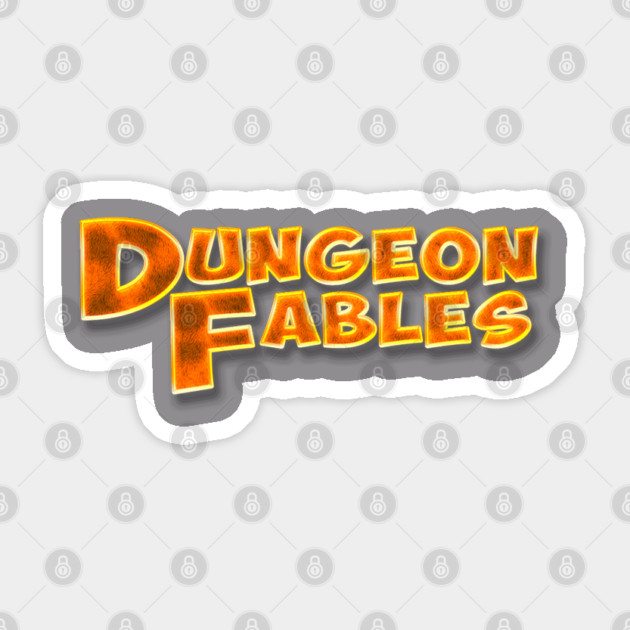 Dungeon Fables Logo Sticker by Dungeon Fables