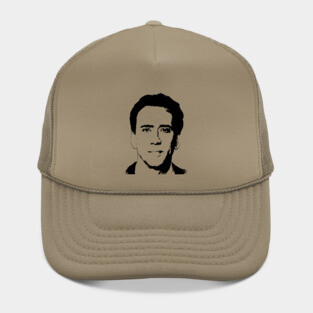 Nicolas Cage Pop Art Portrait Hat