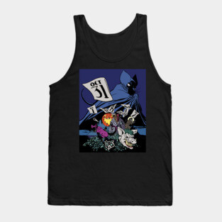 Batmouse - the Long-Tailed Halloween Tank Top