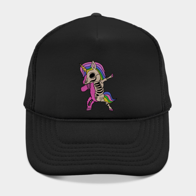 Unicorn Dabbing Skull Zombie Halloween by logiamerch
