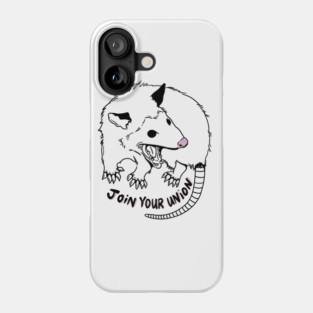 JOIN YOUR UNION (IN BLACK) Phone Case