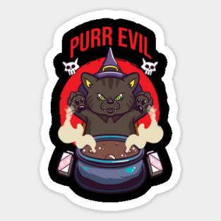 Purr Evil Cat Magnet