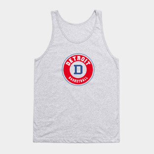 Detroit basketball Tank Top