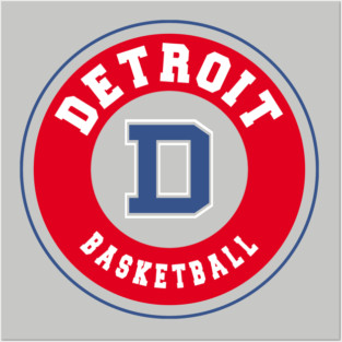 Detroit basketball Posters and Art