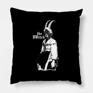 The Witch white Pillow