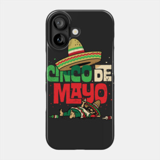 Cinco de Mayo Shirt Mexican Sombrero Funny Fiesta Drunk Phone Case