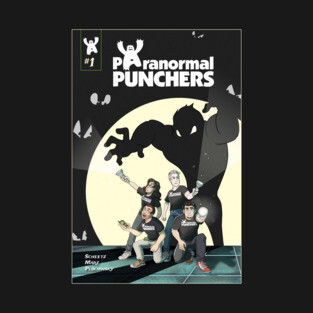 Paranormal Punchers Comic Book T-Shirt