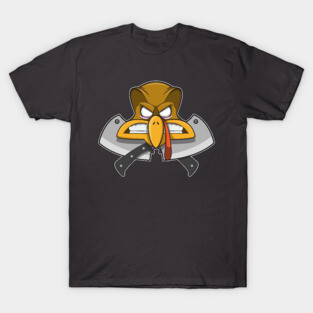 Thanksgiving Turkey crossbones Parody T-Shirt