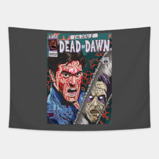 Evil Dead 2 Dead by Dawn Tapestry