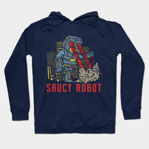 Saucy Robot Hoodie by Cosmo Gazoo
