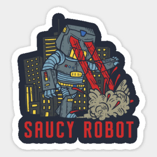 Saucy Robot Sticker