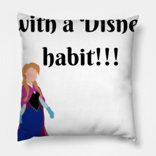 I Support A Habit Pillow