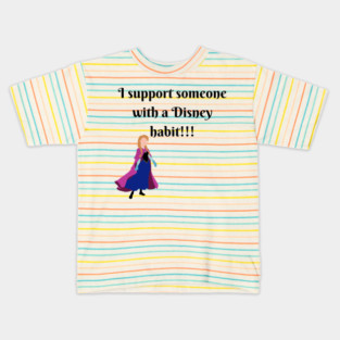 I Support A Habit Kids T-Shirt