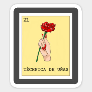 Loteria “Technica de Uñas” Nail Tech Sticker