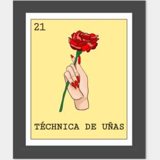 Loteria “Technica de Uñas” Nail Tech Posters and Art
