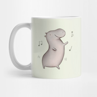 Dancing Hippo Mug