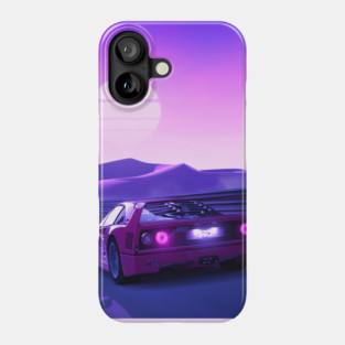 F40 Synthwave Phone Case