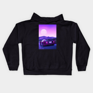 F40 Synthwave Kids Hoodie