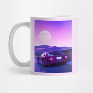 F40 Synthwave Mug