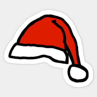 Santa Hat Sticker
