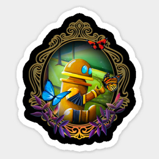 Bot & the Butterflies Magnet