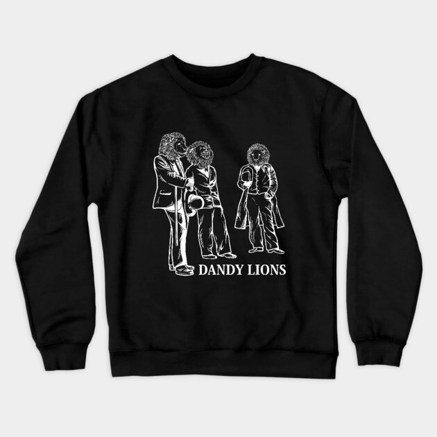 Dandy Lions Crewneck Sweatshirt by dumbshirts