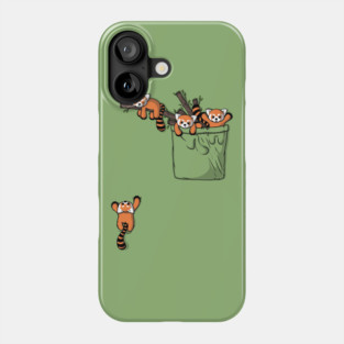 Pocket Red Panda Bears Phone Case