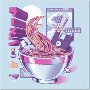 Web Ramen Posters and Art