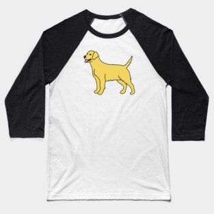 Yellow Labrador Baseball T-Shirt