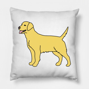 Yellow Labrador Pillow