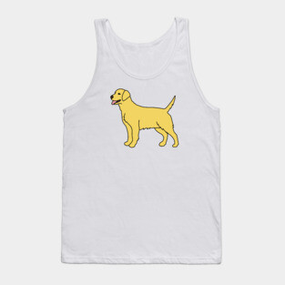 Yellow Labrador Tank Top