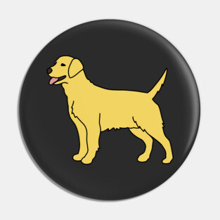 Yellow Labrador Pin