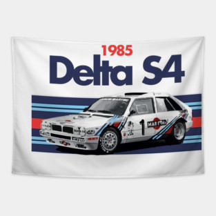 1985 Delta S4 Rally Car Tapestry