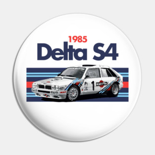 1985 Delta S4 Rally Car Pin