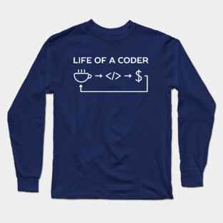 Computer Coding Humor T-Shirt Long Sleeve T-Shirt