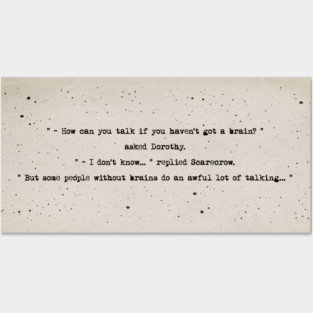 The Wonderful Wizard of Oz Quote Posters and Art