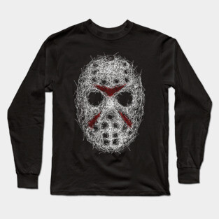 Jason voorhees sketch Long Sleeve T-Shirt