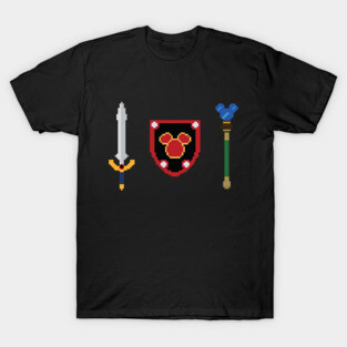 Kingdom Hearts Dream Weapons Pixel Art T-Shirt