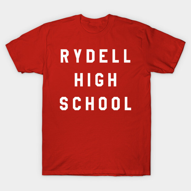 RYDELL HIGH SCHOOL Tribute T-Shirt by Gimmickbydesign