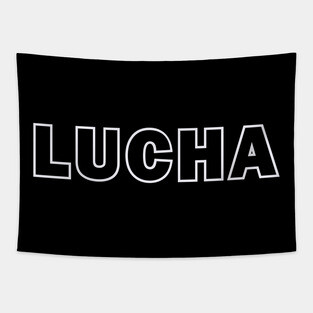 Lucha (White) Tapestry