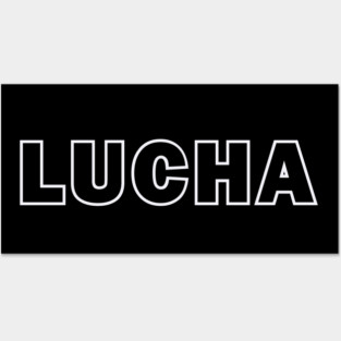 Lucha (White) Posters and Art