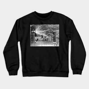 Nikola Tesla - Public Domain Crewneck Sweatshirt