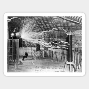 Nikola Tesla - Public Domain Sticker