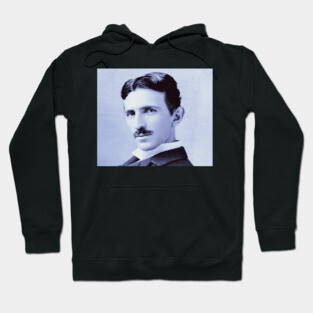 Nikola Tesla - Public Domain (1890) Hoodie